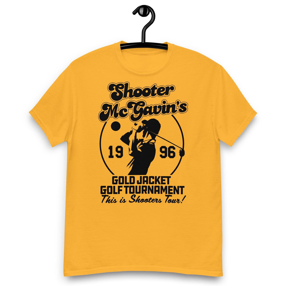 Happy Gilmore Movie Shooter McGavin_s Gold Jacket Golf Tournament T Shirt